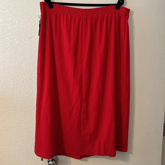 NWT Vintage Maggie McNaughton Red Praire Skirt - Picture 3 of 7